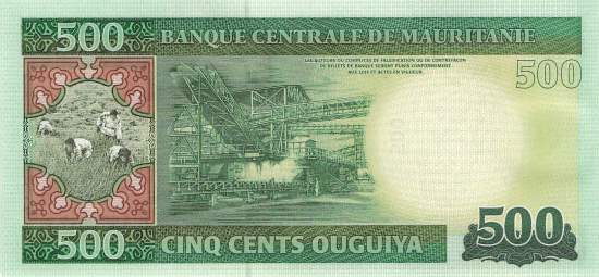 Mauretanien p18 500 Ouguiya 2013